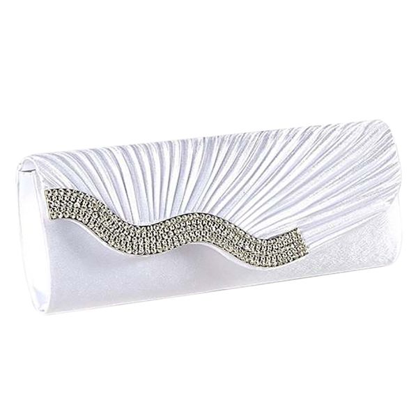 

asds-ladies handbag evening clutch wallet fabric french bread satin french bag