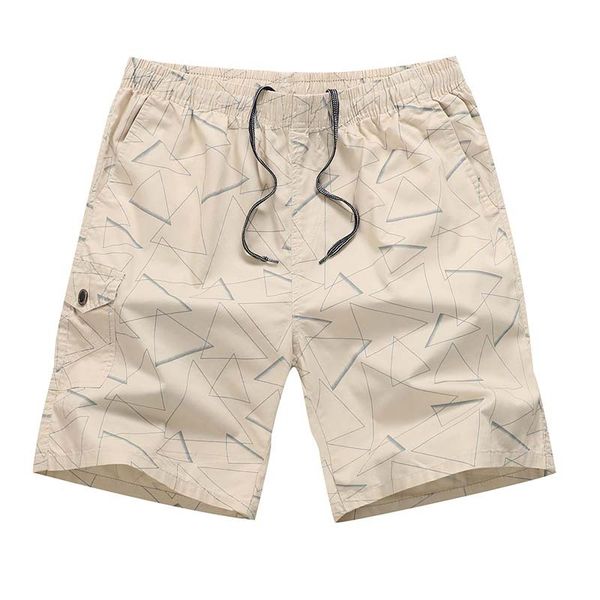 

summer beach shorts men-fit сыпучие чистого хлопка вскользь шорты plaid бытовая большой стволы большие боксеры outer wear, White;black