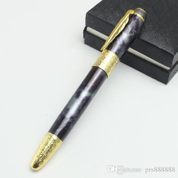 

sellers luxury pen with maple leaf clip office&school supplies ballpoint pens for writing gift pen, Blue;orange