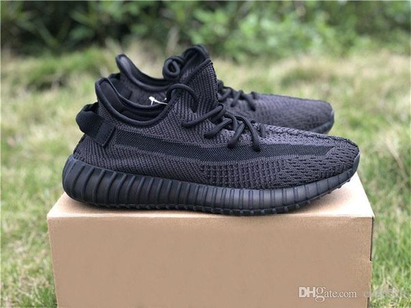 

2019 new release black static v2 3m shoes lace reflective man and women running shoes sneakers fu9006 fu9013 with original box us5-12