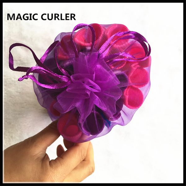 

30cm 20pcs magic curls spiral plastic manual curlers