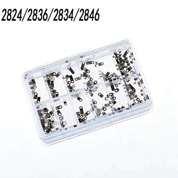

1 box watch casing clamp movement adapter securing screw washer for eta 2824 2836 2834 metal watches repair tools accessories