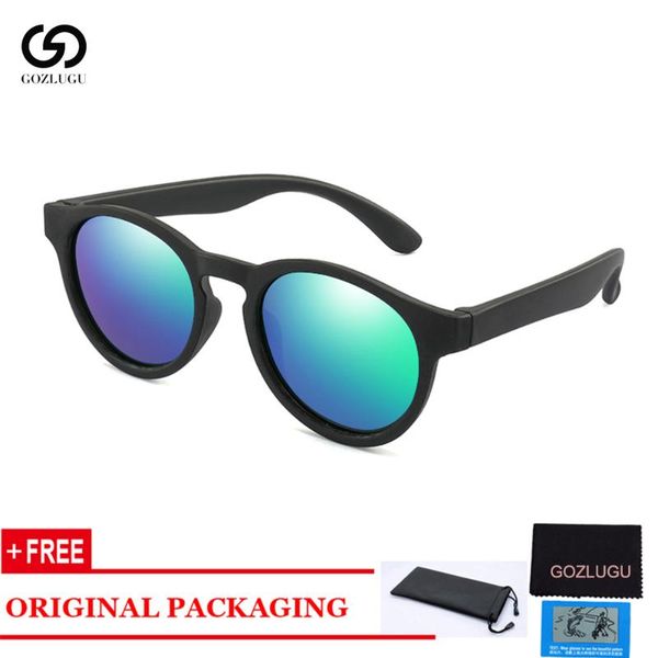

kids sunglasses polarized boys girls round safety sun glasses child baby eyewear silicone eyeglasses gafas uv400, White;black
