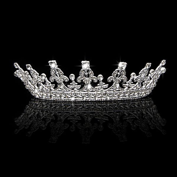 

trendy bridal women headband crown tiaras wedding pageant prom hair jewelry