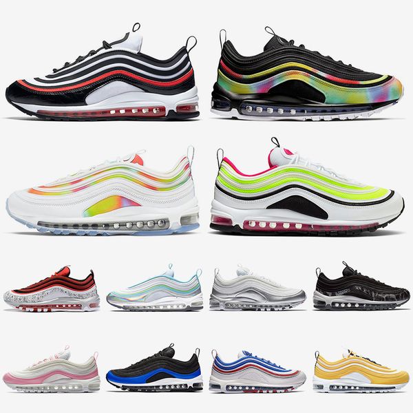 

new air cushions women mens running shoes 97s tie dye black chicago volt jayson tatum star triple white nik men shoes trainers sneakers