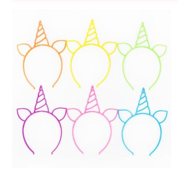 Unicorn Party Decoration Unicorn Headband aniversário decorações do partido Crianças Baby Shower caçoa favores Festive Party Supplies GB1355