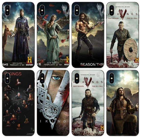

[tongtrade] tv vikings season 3 poster case for iphone 11 pro x xs max xr 8s 7s 6s 5s plus galaxy a30 a40 a50 huawei p20 xiaomi note 2 case