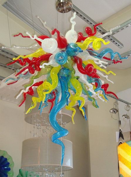 

luxury hand blown hanging modern chandelier light living room light home living room china pendant lamps