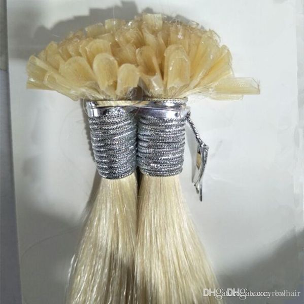 

перуанский u совет предварительно скреплено наращивание волос 0.5g прядей 200s 12 до 28 дюймов кератина клея straight человеческих волос, св, Black