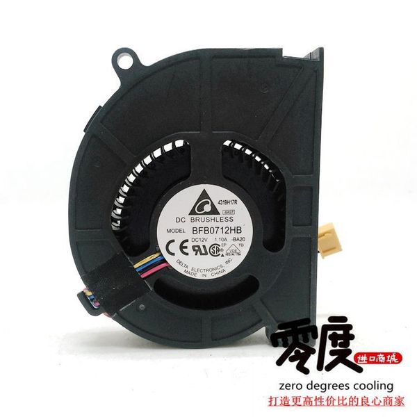

thermal fan of delta bfb0712hb 12v 1.10a 4-wire double-ball turbine blower