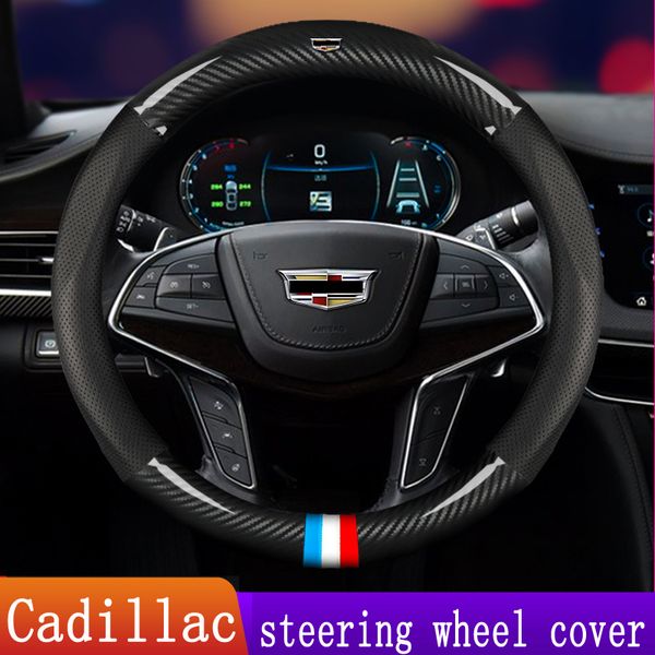 

suitable for steering wheel cover xt5 xt4 ats-l new xts 19 ct6 srx modified special leather car handle cover