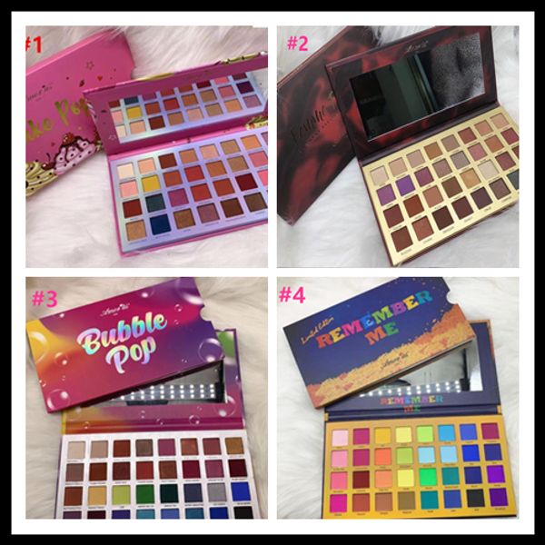 

New makeup amor u 32color eye hadow palette remember me bubble pop cake pop famme fatale matte himmer eye powder dhl hipping