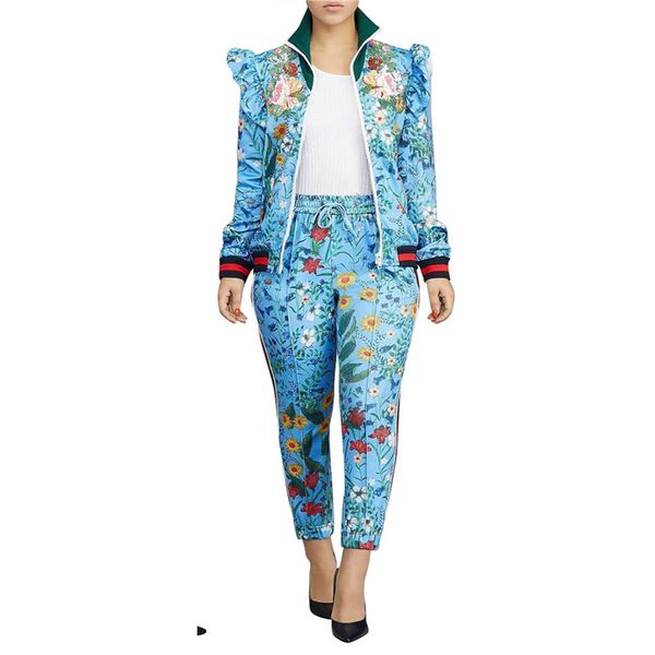 

ленты side two piece set распечатано-шт брюки наборы пот костюм костюм для женщин пружинного повседневных наряды nb-910, White