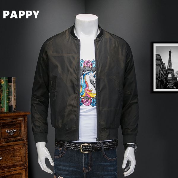 

new men's slim baseball collar jacket men, Black;brown