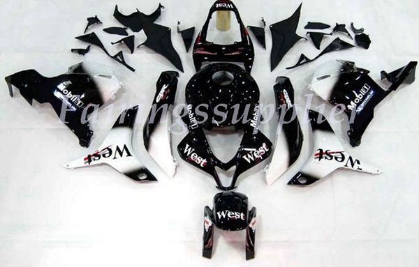 

новые (литье под давлением) abs обтекателя комплекты fit для honda cbr600rr f5 2009 2010 2011 2012 600rr 09-12 обтекатели набор black west