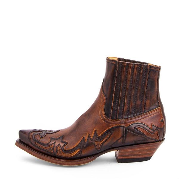 

winter fashion british men pu leather slip on boots breathable boots male casual zapatos de hombre d353, Black