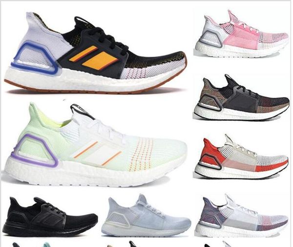 

2019 ultra boost 19 running shoes for women cloud white black oreo ultraboost 5.0 trainer breathable runner sports sneakers, White;red