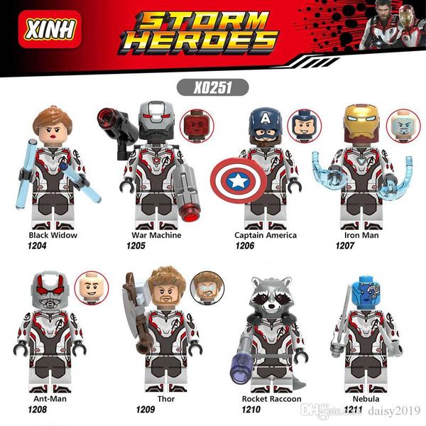 Avengers 4 Endgame Quantum Suit Super Heroes Rocket Raccoon War Machine Toys For Chidrens X0251 Legoss Legoblocks From Ztoys 4522 Dhgatecom
