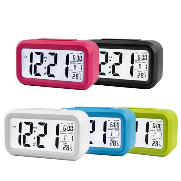 

home smart temperature mute backlight electronic digital alarm clock gift