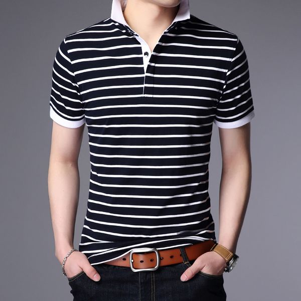 

arcsinx striped man short sleeve shirt men big size 5xl 4xl fashion summer men cotton white casual men's s, White;black