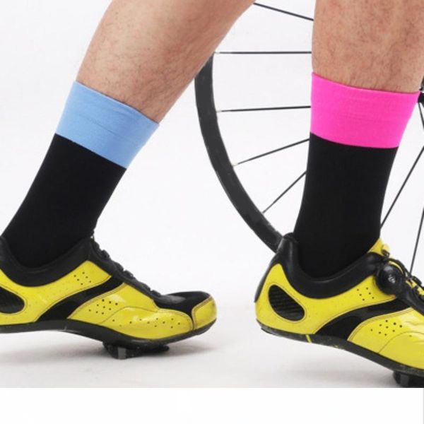 

высокое качество профессиональный бренд спорт pro велоспорт носки удобные дорожные велосипедные носки горный велосипед гонки, Black