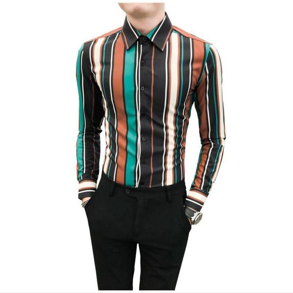 camisas a rayas para hombre