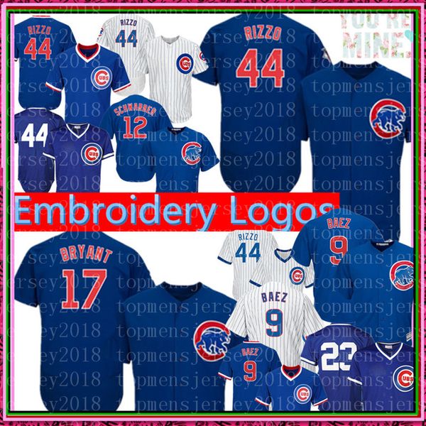 

Chicago 9 Cubs Javier Baez Jersey 44 Anthony Rizzo 17 Kris Bryant 23 Ryne Sandberg 12 Kyle Schwarber Majestic Alternate