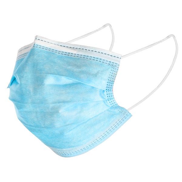 

dhl ship disposable face mask non woven 3-ply anti-dust safe protective masks for with elastic earloop in stock