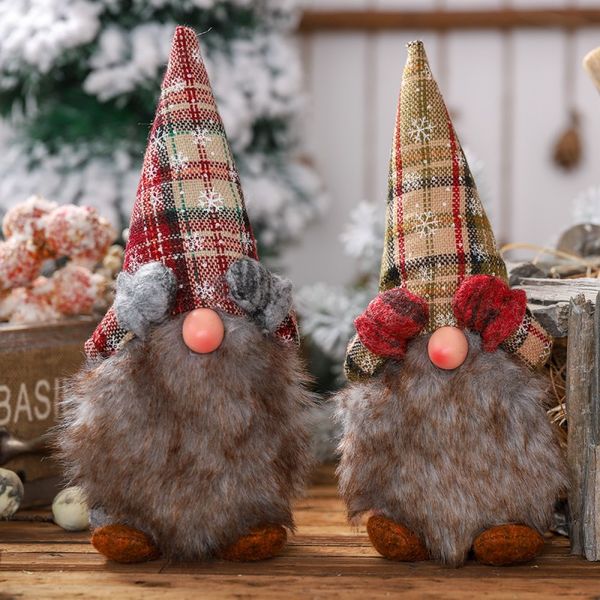 

swedish christmas santa gnome figurine ornament plush nordic elf doll home holiday decorations