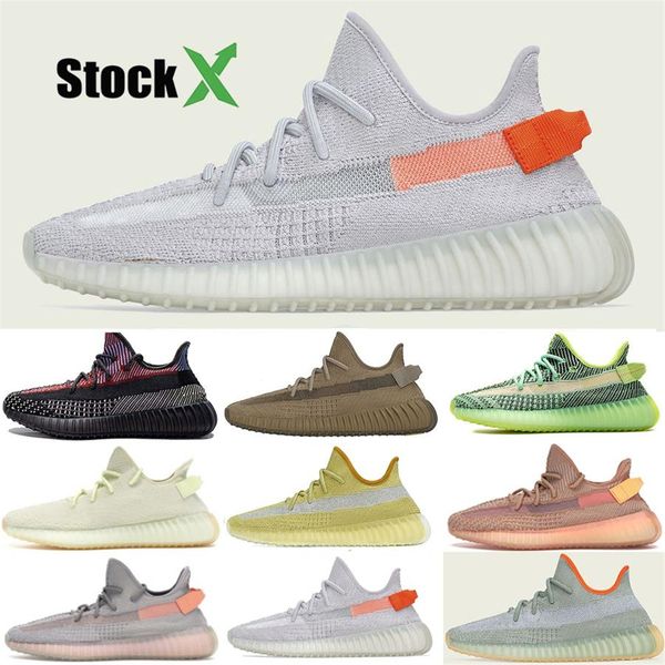 

pk version kanye west v2 tail light 2020 running shoes women men designer trainers desert sage cream white sesame sports zapatos sneaker