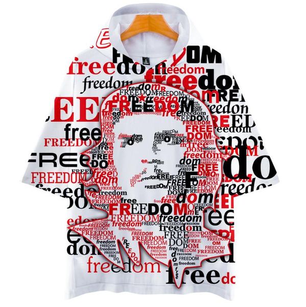 

che guevara 3d printed hooded t-shirt men and women short-sleeved shirt kpop summer fashion hip-hop hoodie tee brand clothes 4xl, White;black