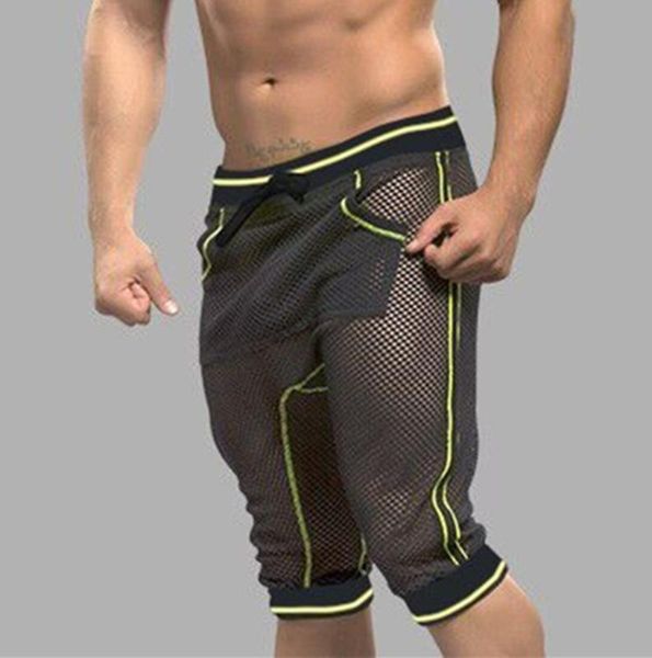 Sexy Shorts Casual Men Harem Shorts masculinos Início curtas Roupa Mens Os homens Short malha