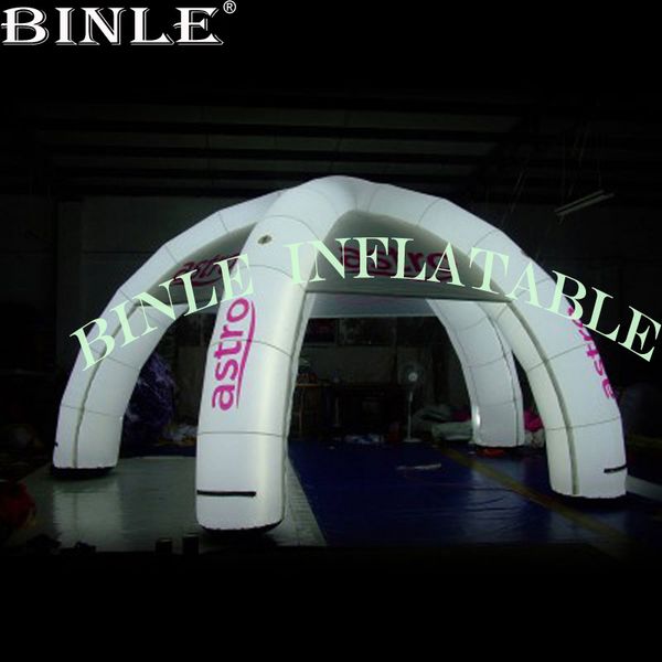 

ad show led blow up inflatable spider tent with 4legs,inflatable lighting tent,inflatable air dome for exhibition