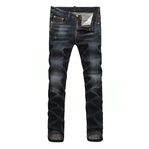 

вококаевенне мђжкие джин slim casual straight jeans модне мђжкие дизайнеѬкие дж Blue