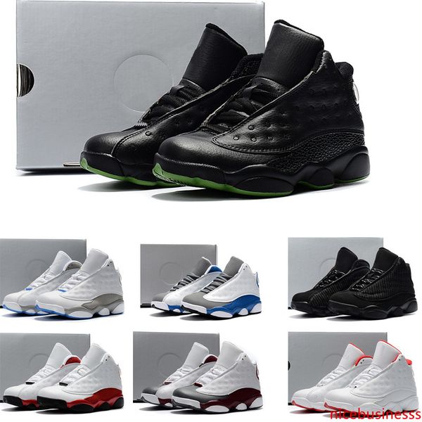 

2019 new j13 xiii mid high infra-bred 13 13s outdoor children basketball shoes boy girl young kid sport running sneaker size 28-35