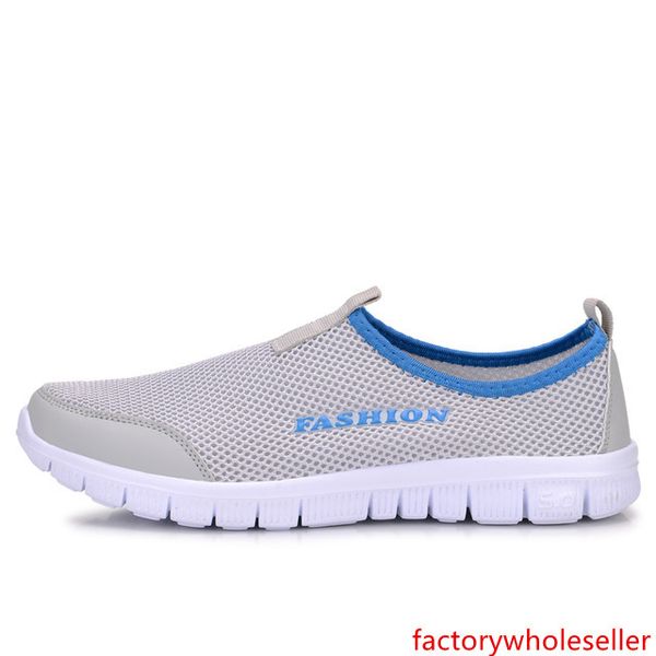 

apple green new men summer shoes sneakers mesh breathable upstream shoes breathable slip-on flats water shoes