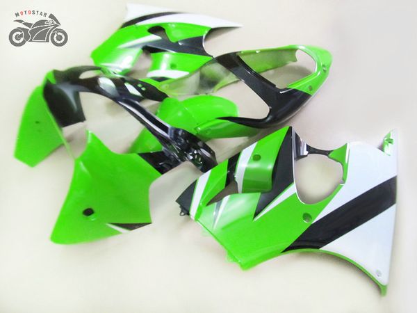 

custom fairings kit for kawasaki ninja zx 6r 636 zx-6r zx636 2000 2001 2002 zx6r green black motorcycle road sport fairing parts