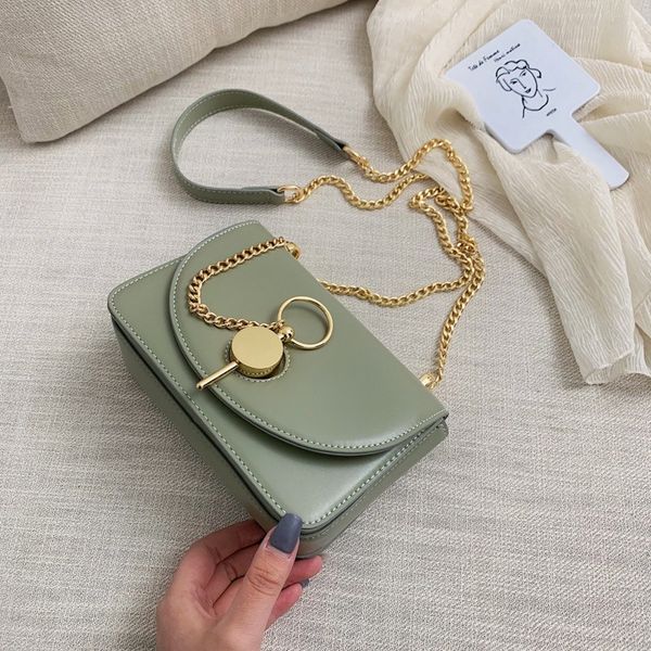 

2020 весна и лето новая мода простая женская сумка цепь сумка посыльного