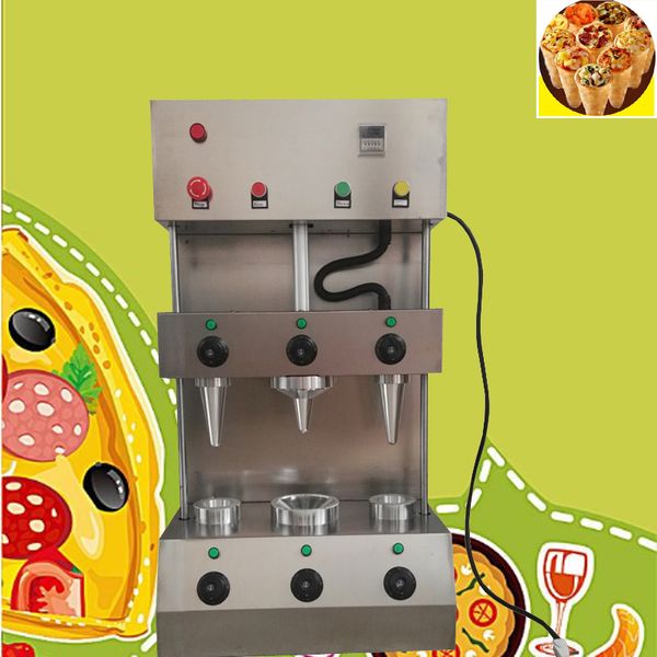 Verkaufe neuen Pizzatütenautomaten aus Edelstahl mit zwei Waffeltüten und einem Schirm