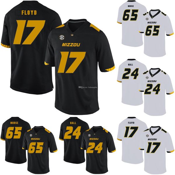 

mitch morse stitched men's missouri tigers terez hall richaud floyd white yellow black college football jersey 4xl