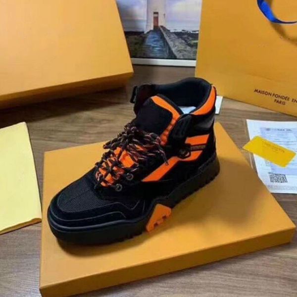 

дизайнер обуви моды роскошные женщины кожаные сапоги сверхмощно подошв удобную дышащую досуг с коробкой, Black