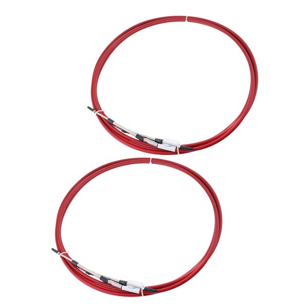 

2pcs red throttle shift remote control box cable for yamaha outboard 17 ft