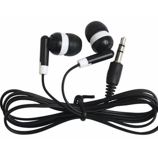 

disposable earphones headphone headset 3.5mm jack universal earphone earbuds for samsung iphone mp3 mp4 tablet android phone