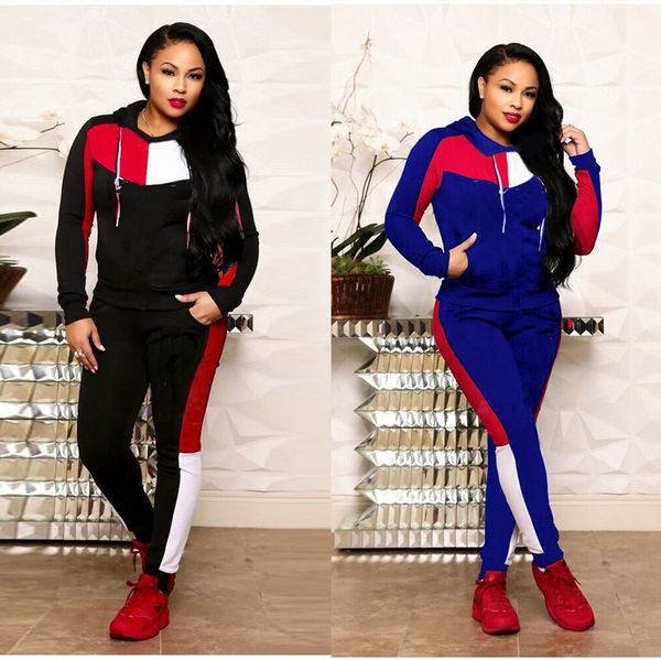 

Brand Designer women Clothes Hoodie top and Pants Leggings C Letters tracksuit 2 Piece outfits sportswear Sports pullover sweatsuit 2019