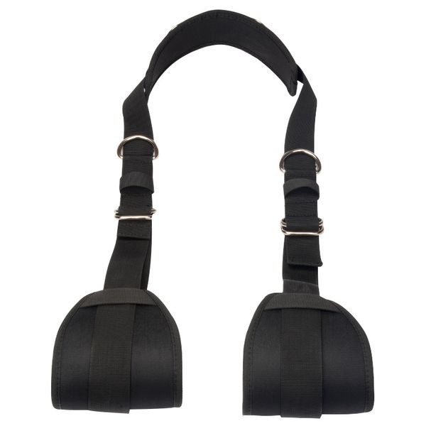 

quality nylon thigh sling open leg position aid straps leg restraints fetish play toys for women black bxb297