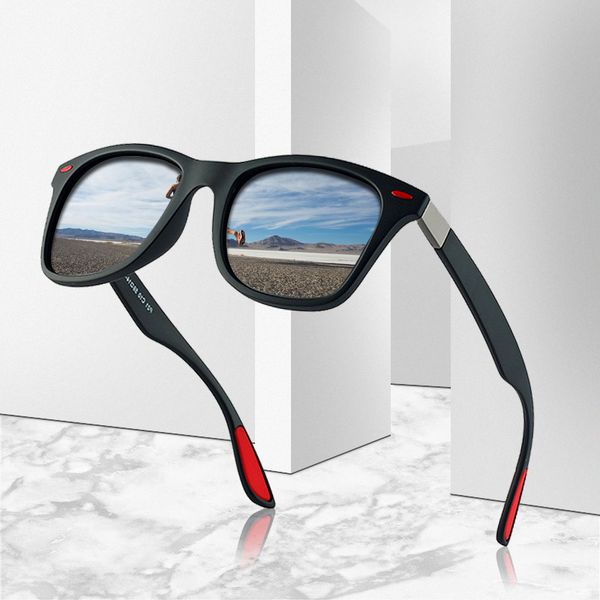 

asouz 2019 new fashion men's polarized sunglasses retro ladies rice nail glasses classic retro brand uv400 large frame glasses, White;black