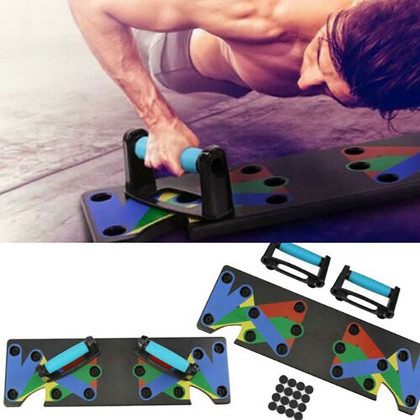 

arms push up stand anti skid training body building sports i shaped complete gym fitness equipment board tools with grips system
