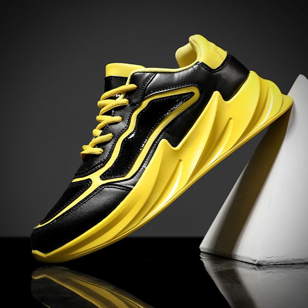 

spring mens sneakers black yellow men athletic shoes shoes for mens comfortable jogging sneakers man