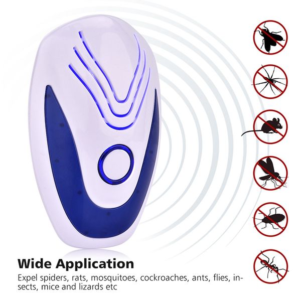 

4pcs ultrasonic mice repeller electronic ultrasound mouse reject anti mosquito repellent cockroach bug rat rejection