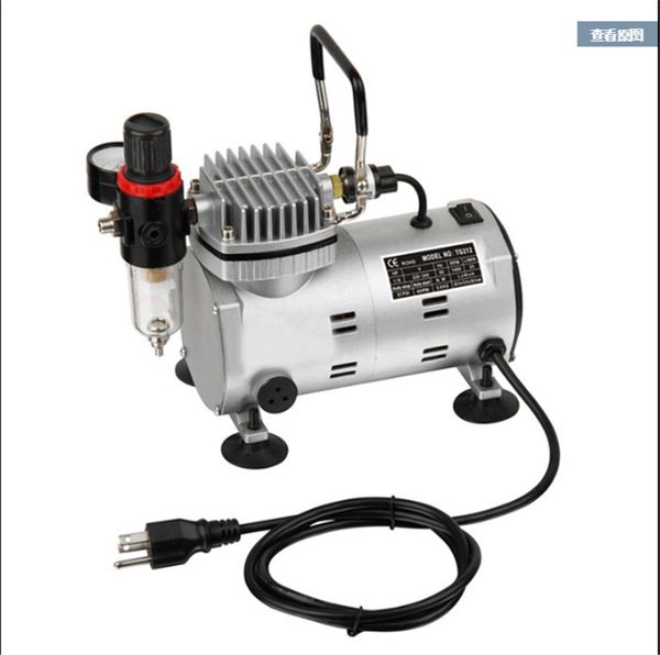 

airbrush kit +air compressor paint spray gun air-brush set sandblaster tattoo nail art supply w/cleaning brush
